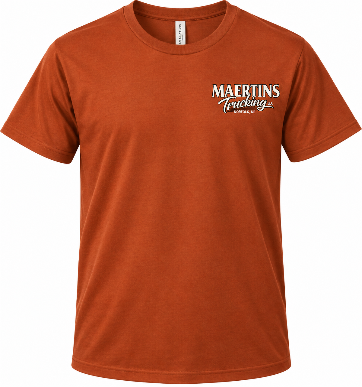 Maertin's Trucking T-Shirt Orange